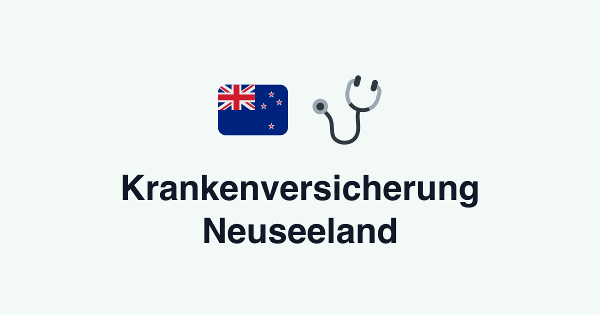 Krankenversicherung Neuseeland