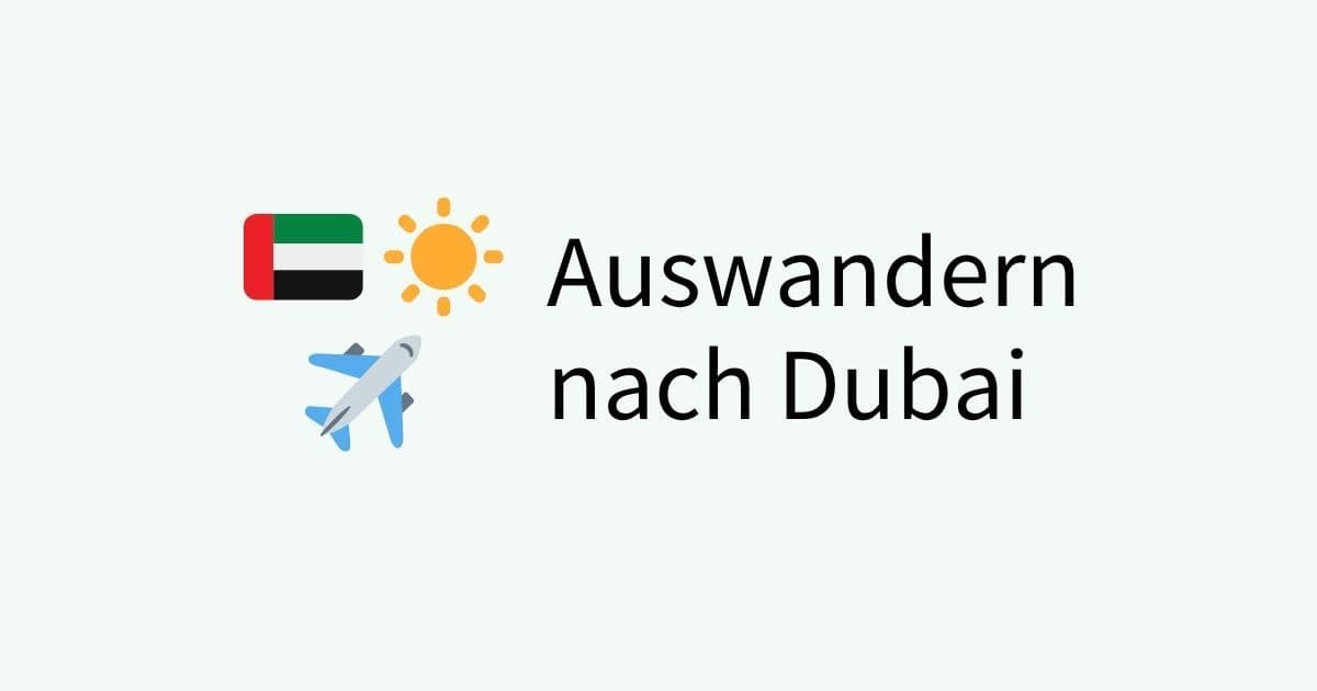 Auswandern nach Dubai