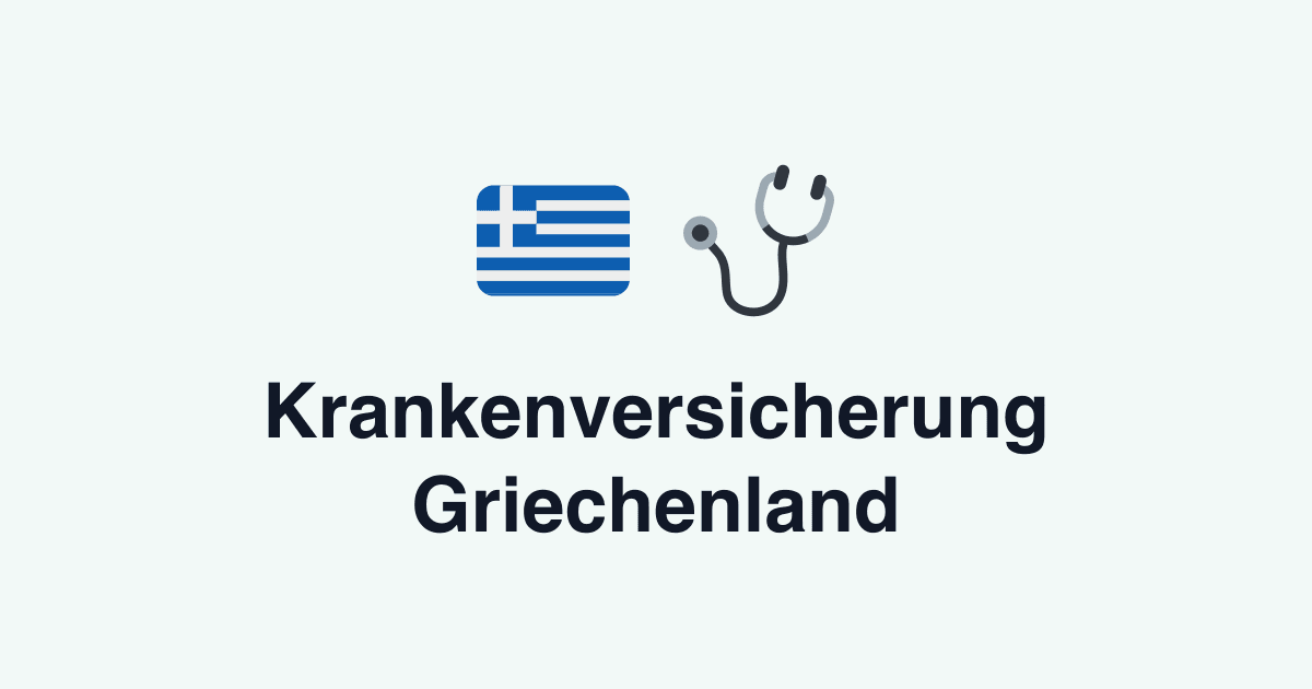 Krankenversicherung Griechenland