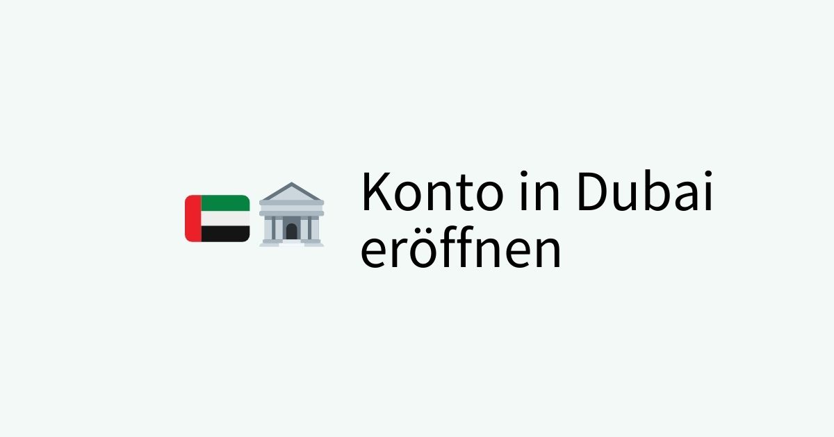 Konto in dubai